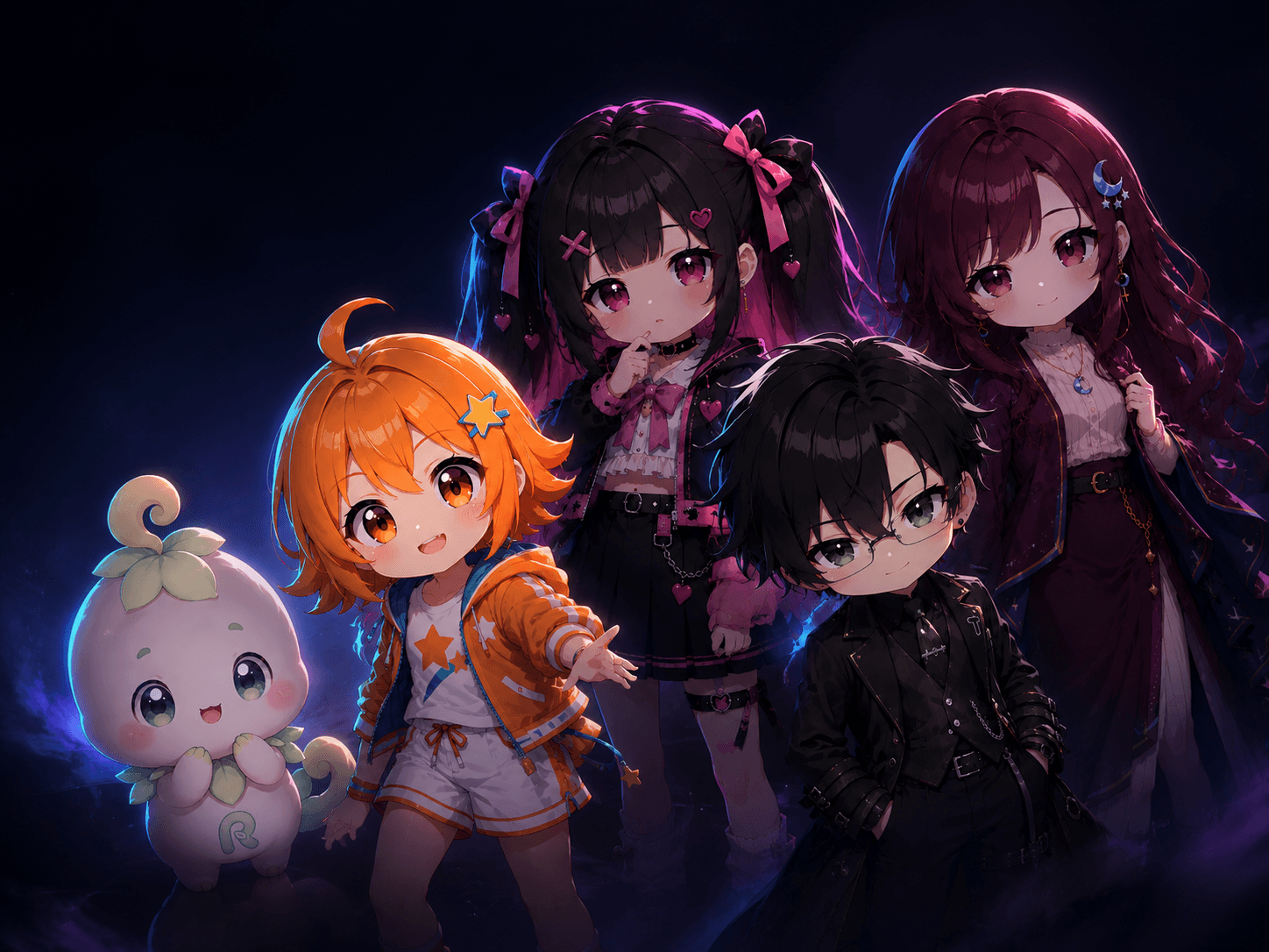 準備中のProメイト5体を描いた集合ビジュアル